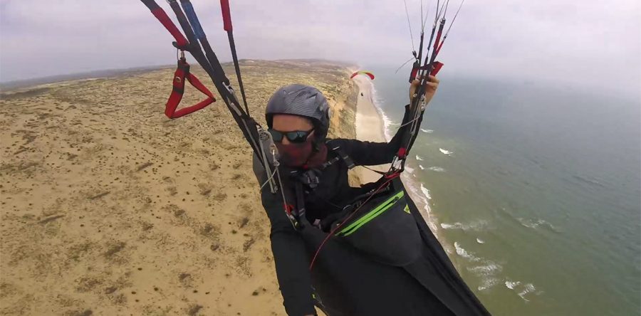 Cross-country on the beach!